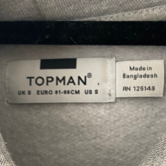 Topman grey hoodie - Picture 4 of 4